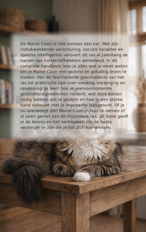 Achterkant van Alles over de Maine Coon