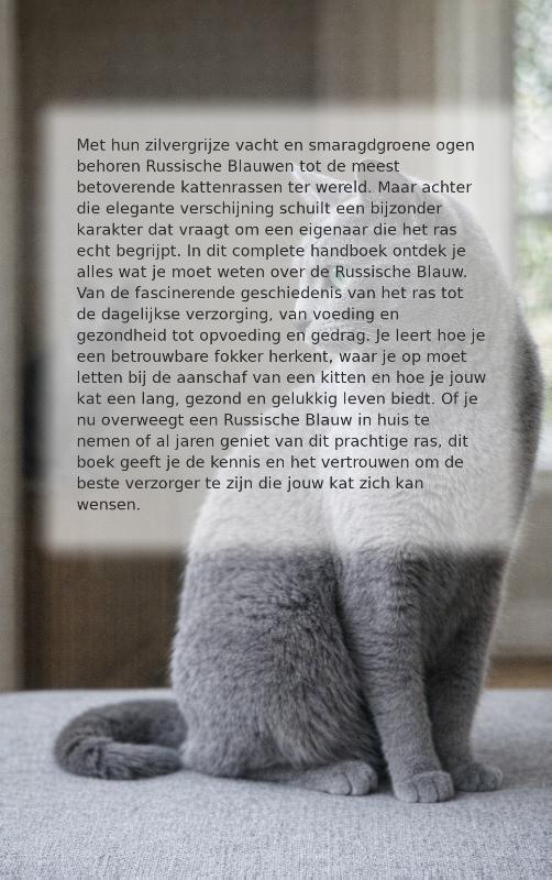 Achterkant van Alles over de Russische Blauw