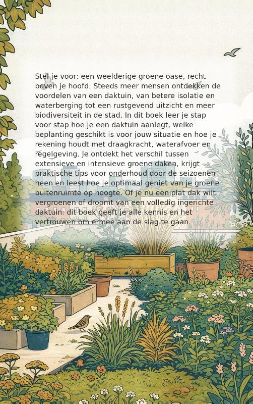 Achterkant van Daktuinieren
