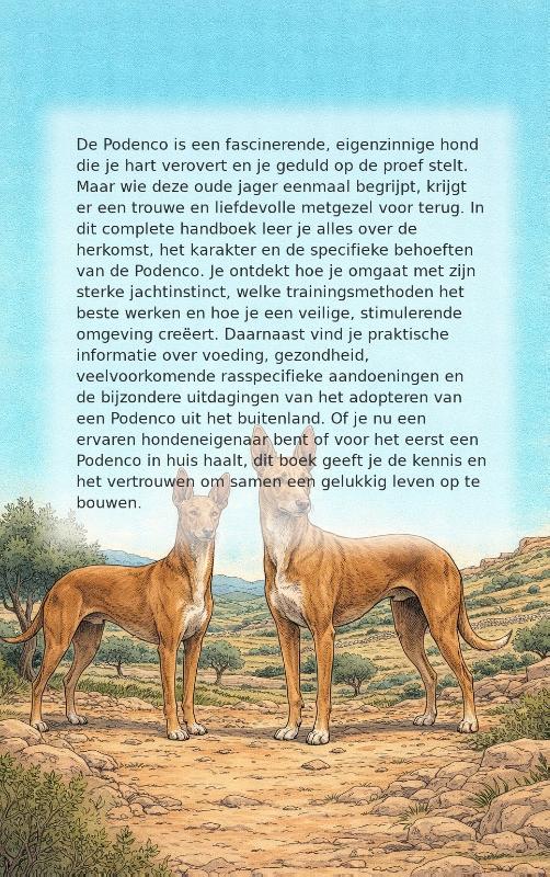 Achterkant van Alles over de Podenco