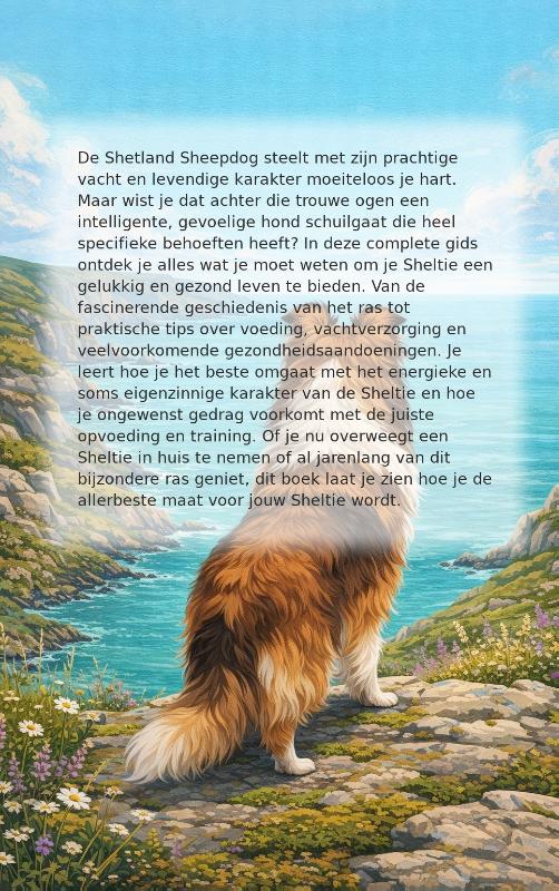 Achterkant van Alles over de Sheltie