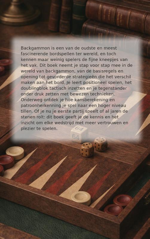 Achterkant van Het Grote Backgammonboek