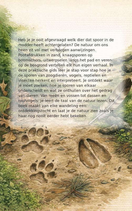 Achterkant van Dieren Sporen Zoeken