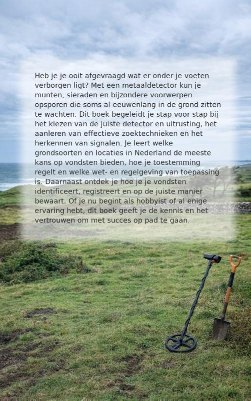 Achterkant van Starten met Metaaldetectie