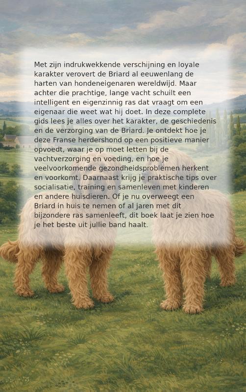 Achterkant van Alles over de Briard