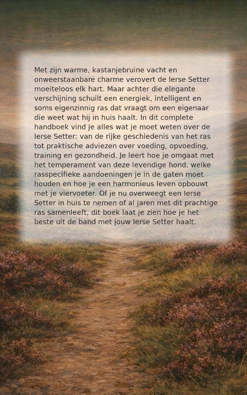 Achterkant van Alles over de Ierse Setter