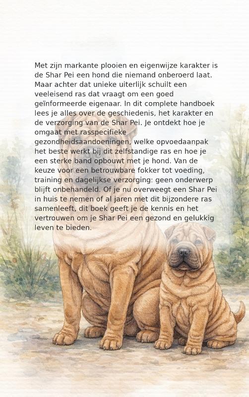 Achterkant van Alles over de Shar Pei