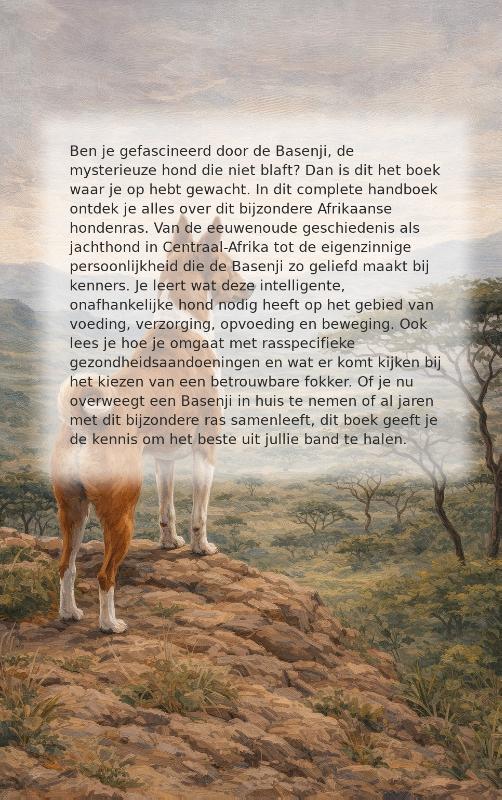 Achterkant van Alles over de Basenji