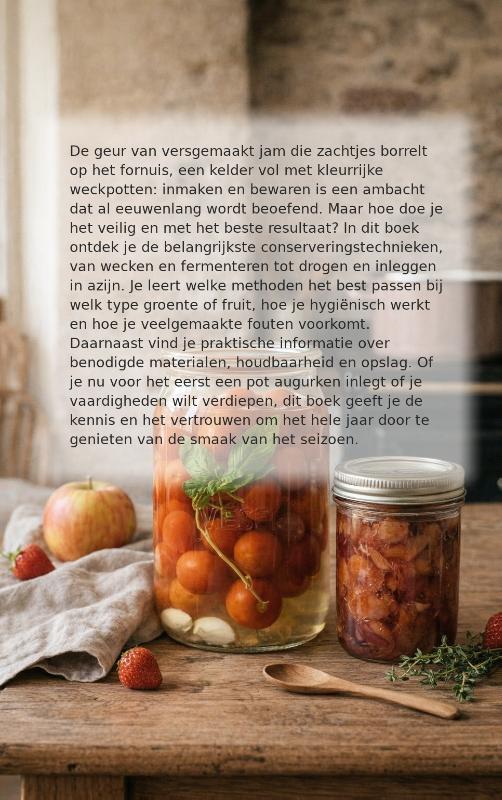 Achterkant van Inmaken en bewaren