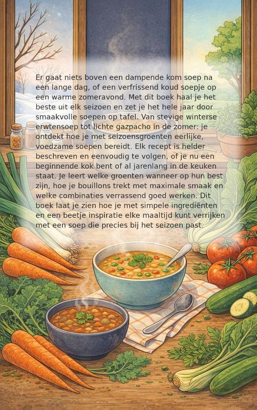 Achterkant van Soepen voor elk seizoen