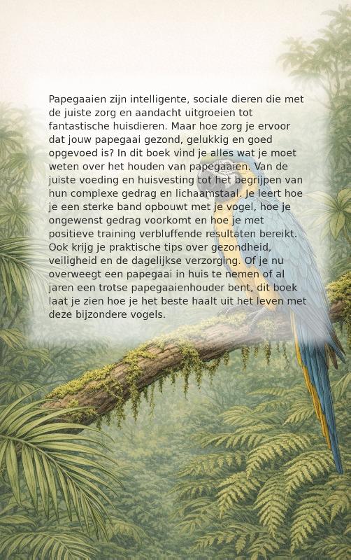 Achterkant van Papegaaien als huisdier