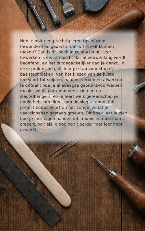 Achterkant van Leer bewerken voor beginners