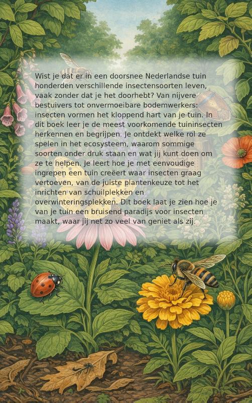 Achterkant van Insecten in je tuin