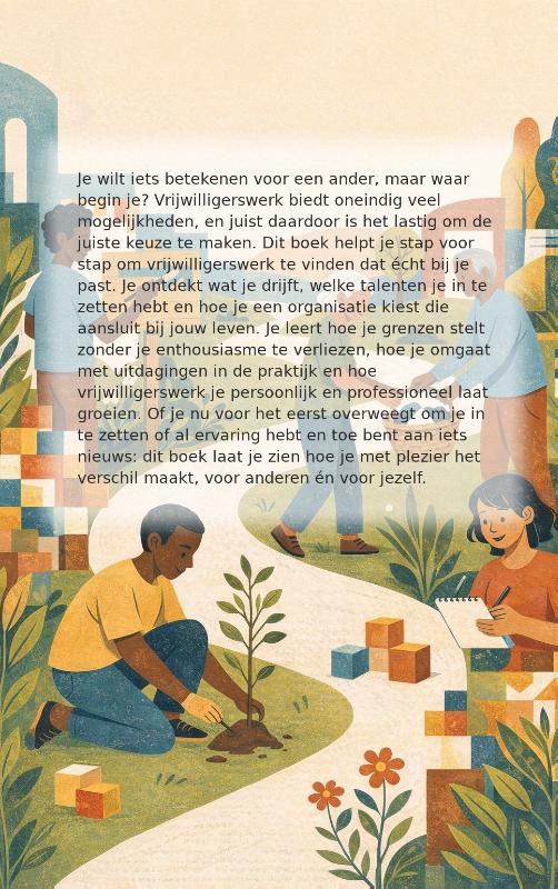 Achterkant van Vrijwilligerswerk dat bij je past