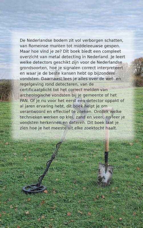 Achterkant van Metal detecting in Nederland