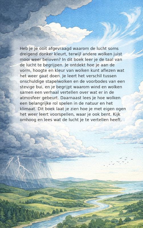 Achterkant van Wolken lezen