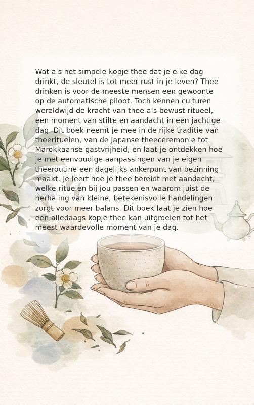 Achterkant van Thee als ritueel