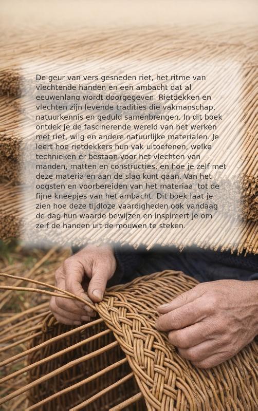 Achterkant van Rietdekken en vlechten