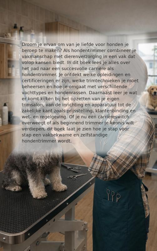 Achterkant van Hondentrimmer worden