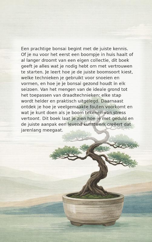 Achterkant van Bonsai voor beginners