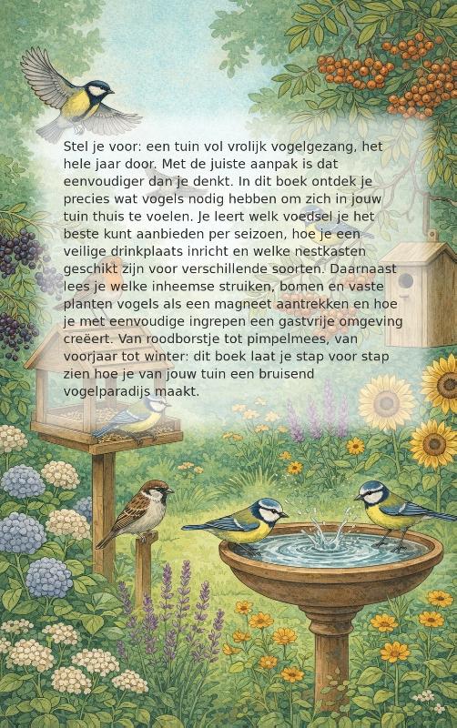 Achterkant van Vogels naar je tuin lokken