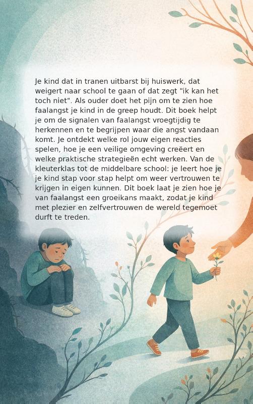 Achterkant van Faalangst bij kinderen