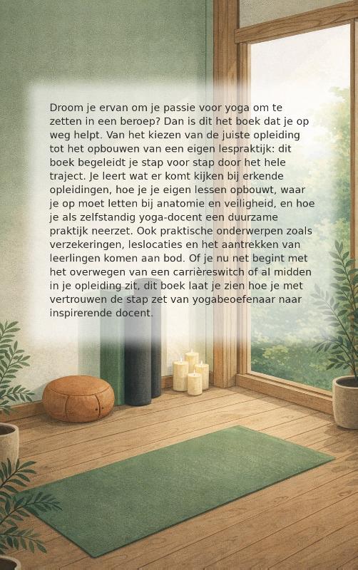Achterkant van Yoga-docent worden