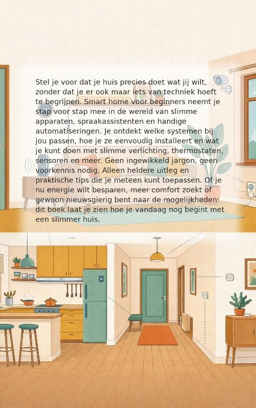 Achterkant van Smart home voor beginners