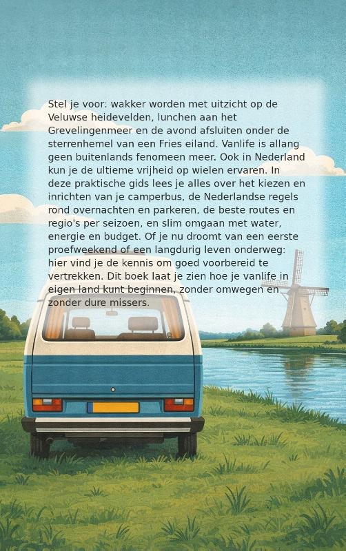 Achterkant van Vanlife in Nederland