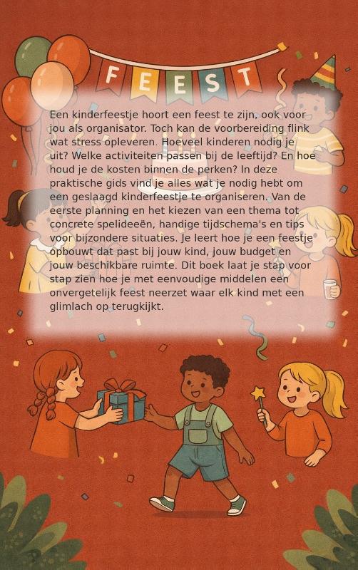 Achterkant van Kinderfeestje organiseren