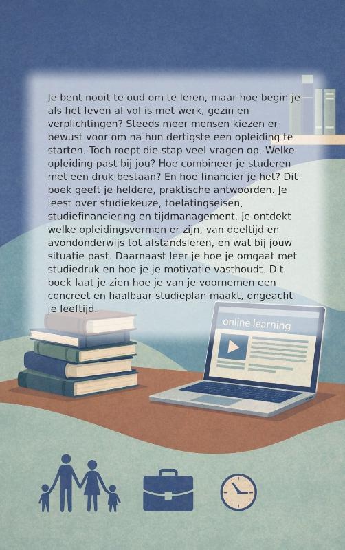 Achterkant van Studeren op latere leeftijd