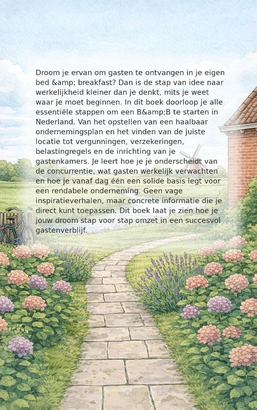 Achterkant van B&B starten in Nederland