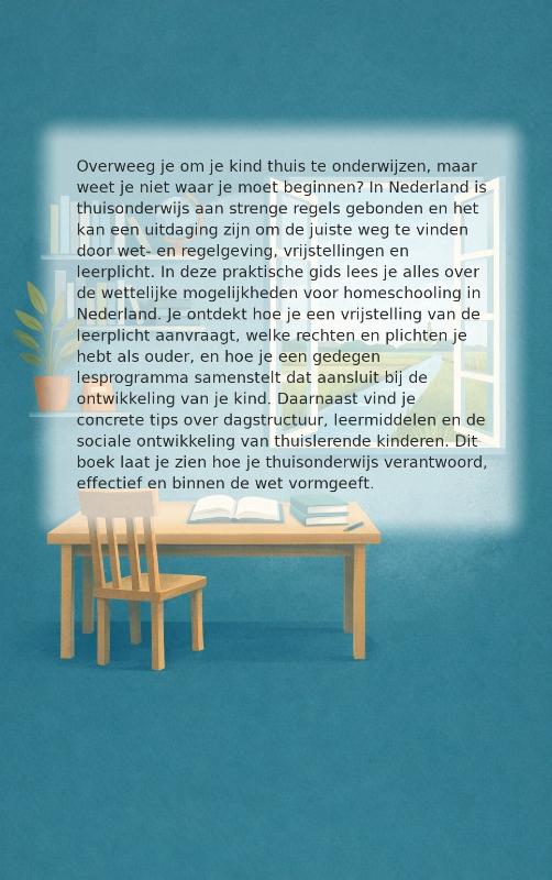 Achterkant van Homeschooling in Nederland