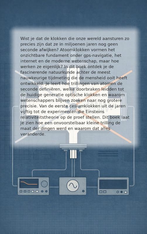 Achterkant van Atoomklokken