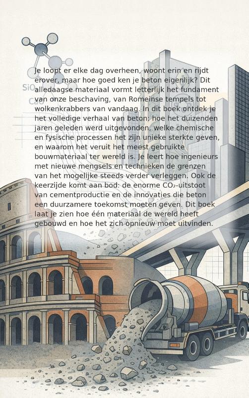 Achterkant van Beton