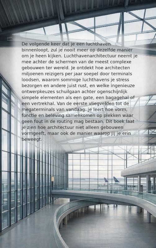 Achterkant van Luchthavenarchitectuur