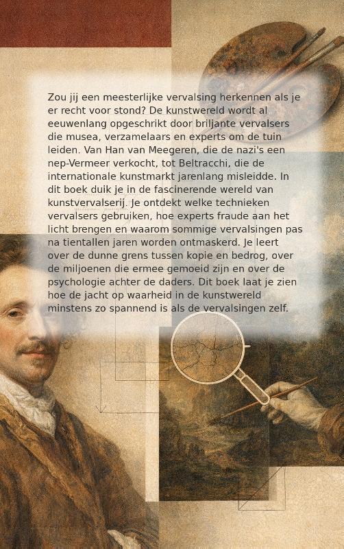 Achterkant van De Wereld van de Kunstvervalsers