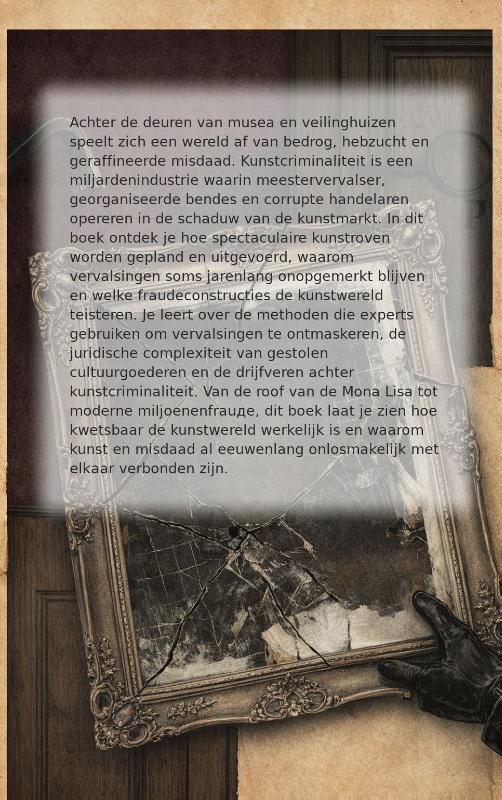 Achterkant van Kunst als Misdaadobject
