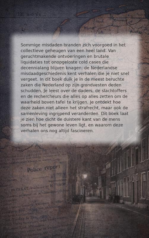 Achterkant van Nederlandse Misdaadverhalen