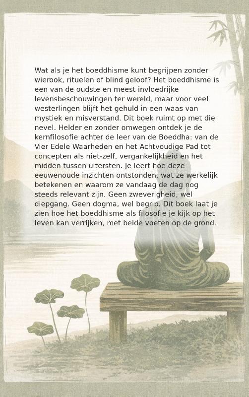 Achterkant van Boeddhisme zonder Mystiek