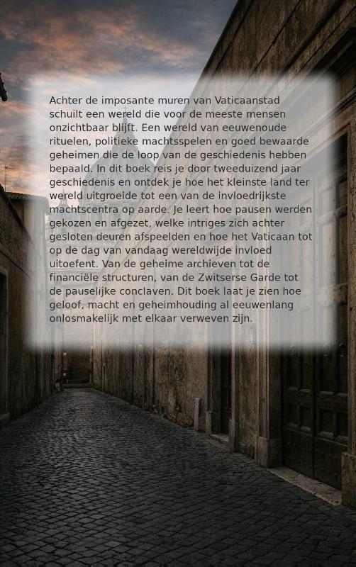 Achterkant van De Verborgen Wereld van het Vaticaan