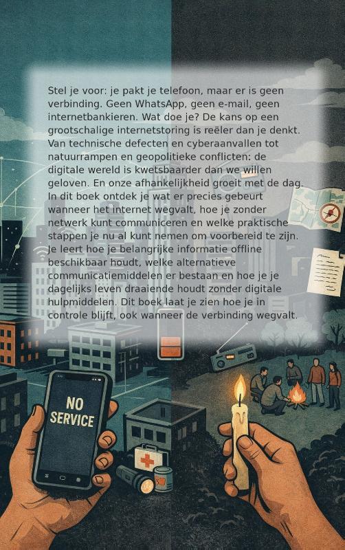 Achterkant van Wat als het Internet Uitvalt