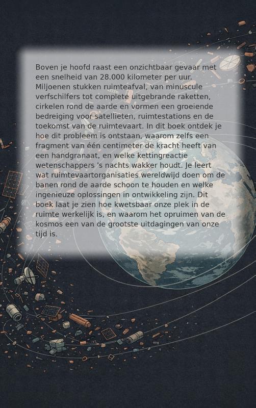 Achterkant van Ruimteafval