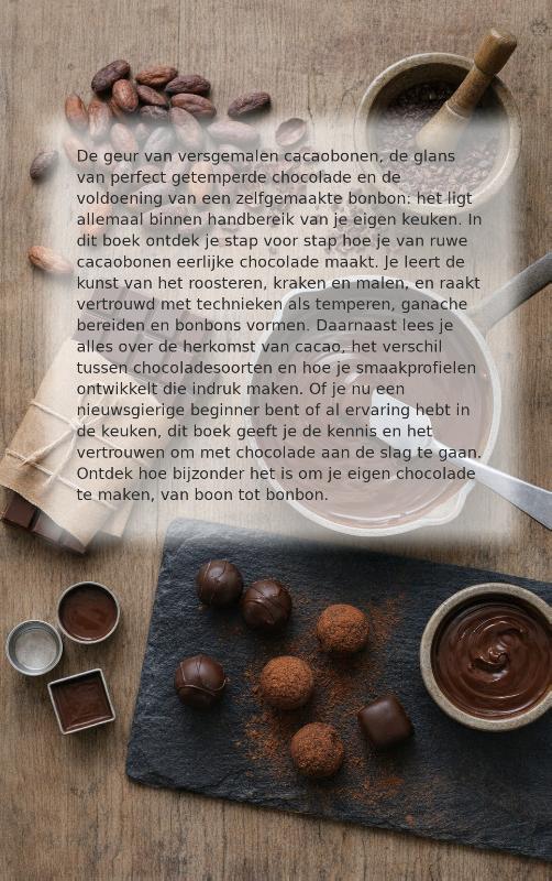 Achterkant van Starten met Chocolade Maken