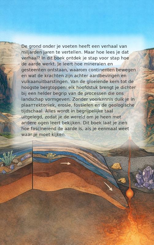 Achterkant van Geologie voor Beginners