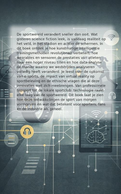 Achterkant van De Toekomst van Sport
