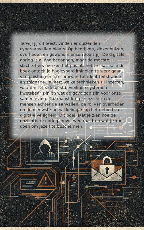 Achterkant van De Onzichtbare Oorlog: Cybercriminaliteit