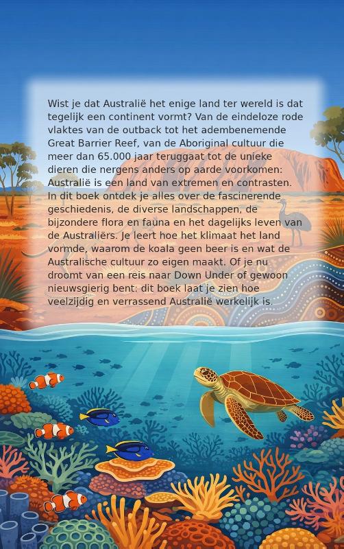 Achterkant van Alles over Australië