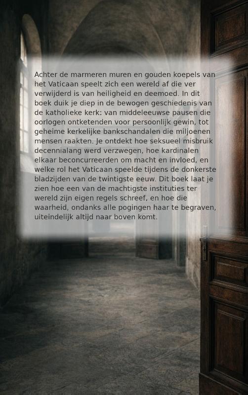 Achterkant van De Donkerste Geheimen van het Vaticaan