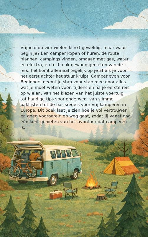 Achterkant van Camperleven voor Beginners